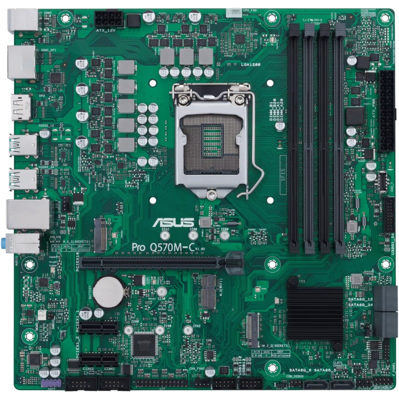 Buy ASUS PRO - Q570M-C - Micro-ATX, LGA1200, DDR4, PCIe 4.0 in Cyprus, Nicosia, Limassol, Larnaka, Pafos