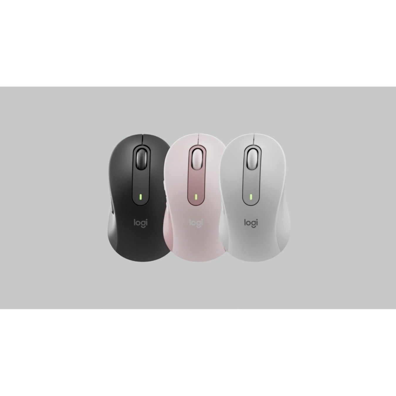 Logitech Signature M650 Mouse - M650 - Rose, 5-button, wireless, BT & 2.4 GHz with Bolt USB receiver
