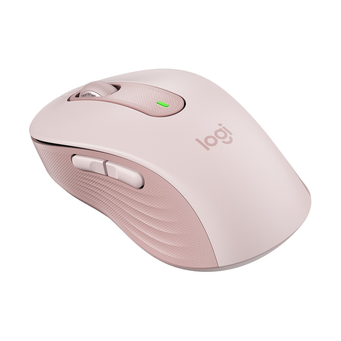 Logitech Signature M650 Mouse - M650 - Rose, 5-button, wireless, BT & 2.4 GHz with Bolt USB receiver