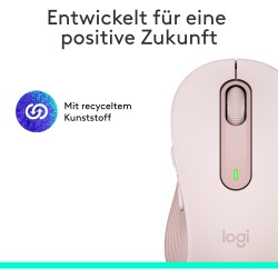 Buy Logitech Signature M650 Mouse - M650 - Rose, 5-button, wireless, BT & 2.4 GH... in Cyprus, Nicosia, Limassol, Larnaka, Pafos