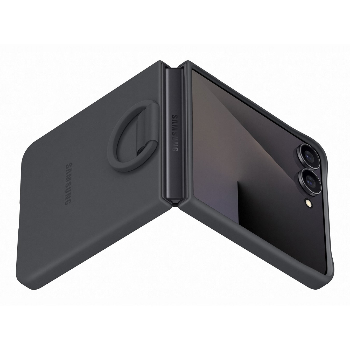 Samsung Ring Case (Silicone) for Galaxy Flip7 - Galaxy Flip7 - Black, Silicone — Buy in Cyprus with Fast Delivery