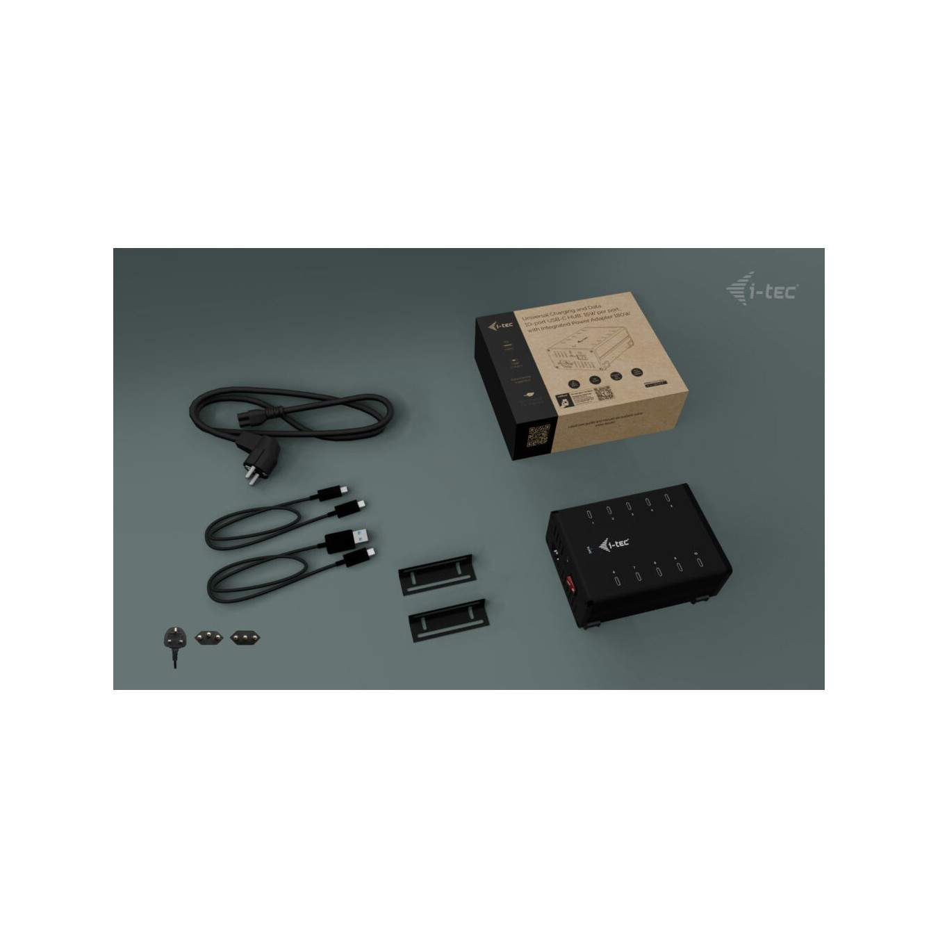D I-TEC CHARGING HUB 10X USB-C - Multi-Port Desktop (10 USB-C ports) — Buy in Cyprus with Fast Delivery