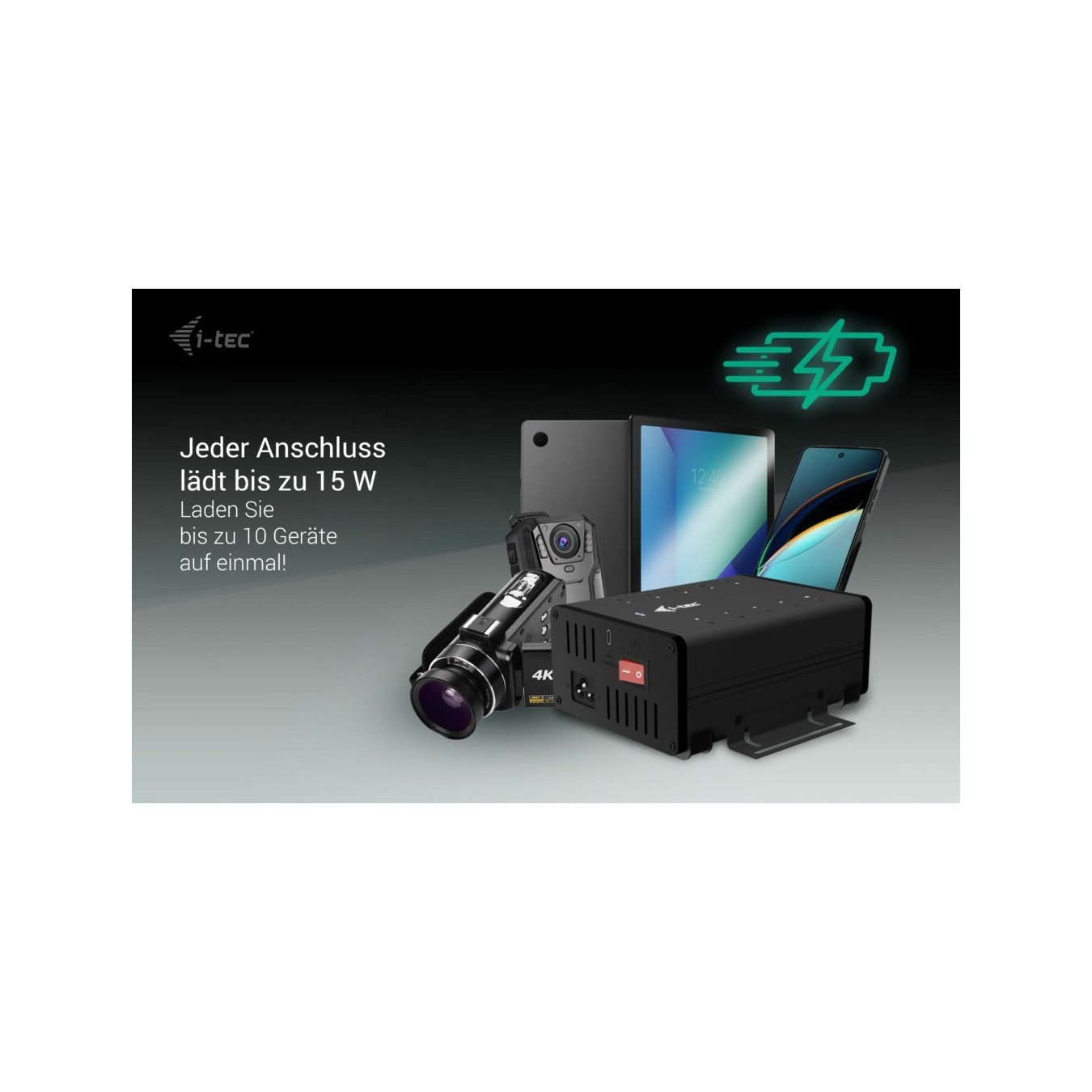 D I-TEC CHARGING HUB 10X USB-C - Multi-Port Desktop (10 USB-C ports) — Buy in Cyprus with Fast Delivery