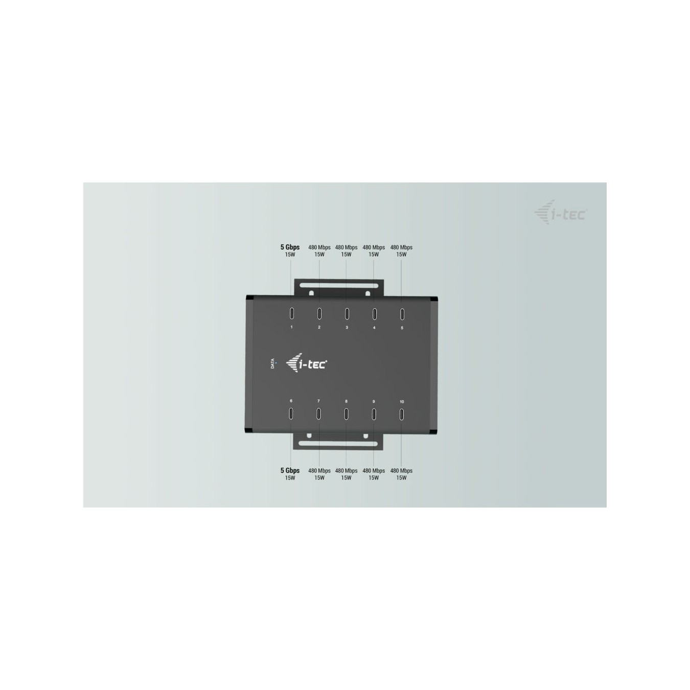 D I-TEC CHARGING HUB 10X USB-C - Multi-Port Desktop (10 USB-C ports) — Buy in Cyprus with Fast Delivery