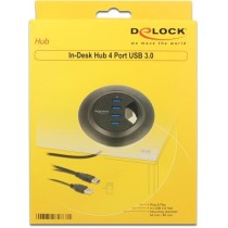 DELOCK Desk Hub 4-Port USB 3.0 — Buy in Cyprus with Fast Delivery