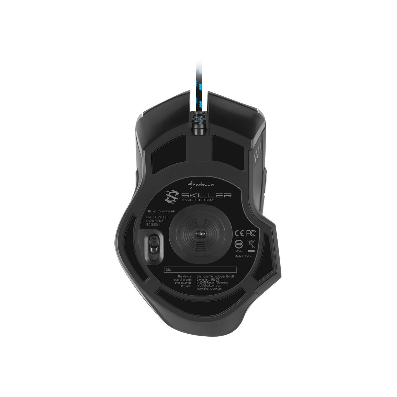Sharkoon Skiller SGM1 Gaming Mouse – 10800 DPI 12 Buttons | Armenius Store