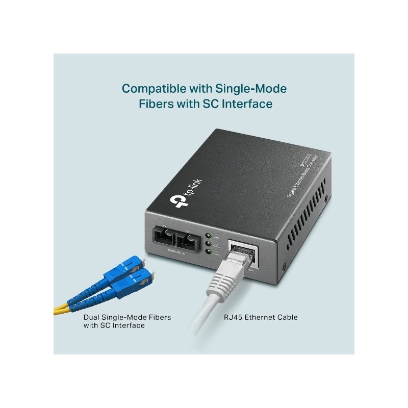 Buy TP-Link Media Converter RJ45 to 1000Base-LX LH SC - MC210CS - (Unmanaged) in Cyprus, Nicosia, Limassol, Larnaka, Pafos