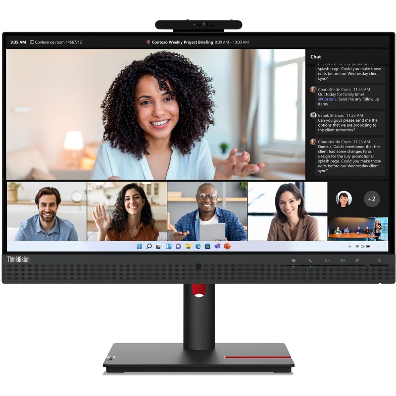 Buy Lenovo ThinkVision T24mv-30 - T24mv-30 - 24 inch IPS FHD monitor, Flat, 75Hz... in Cyprus, Nicosia, Limassol, Larnaka, Pafos