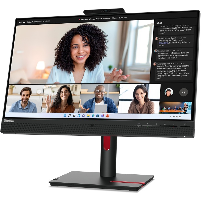 Buy Lenovo ThinkVision T24mv-30 - T24mv-30 - 24 inch IPS FHD monitor, Flat, 75Hz... in Cyprus, Nicosia, Limassol, Larnaka, Pafos