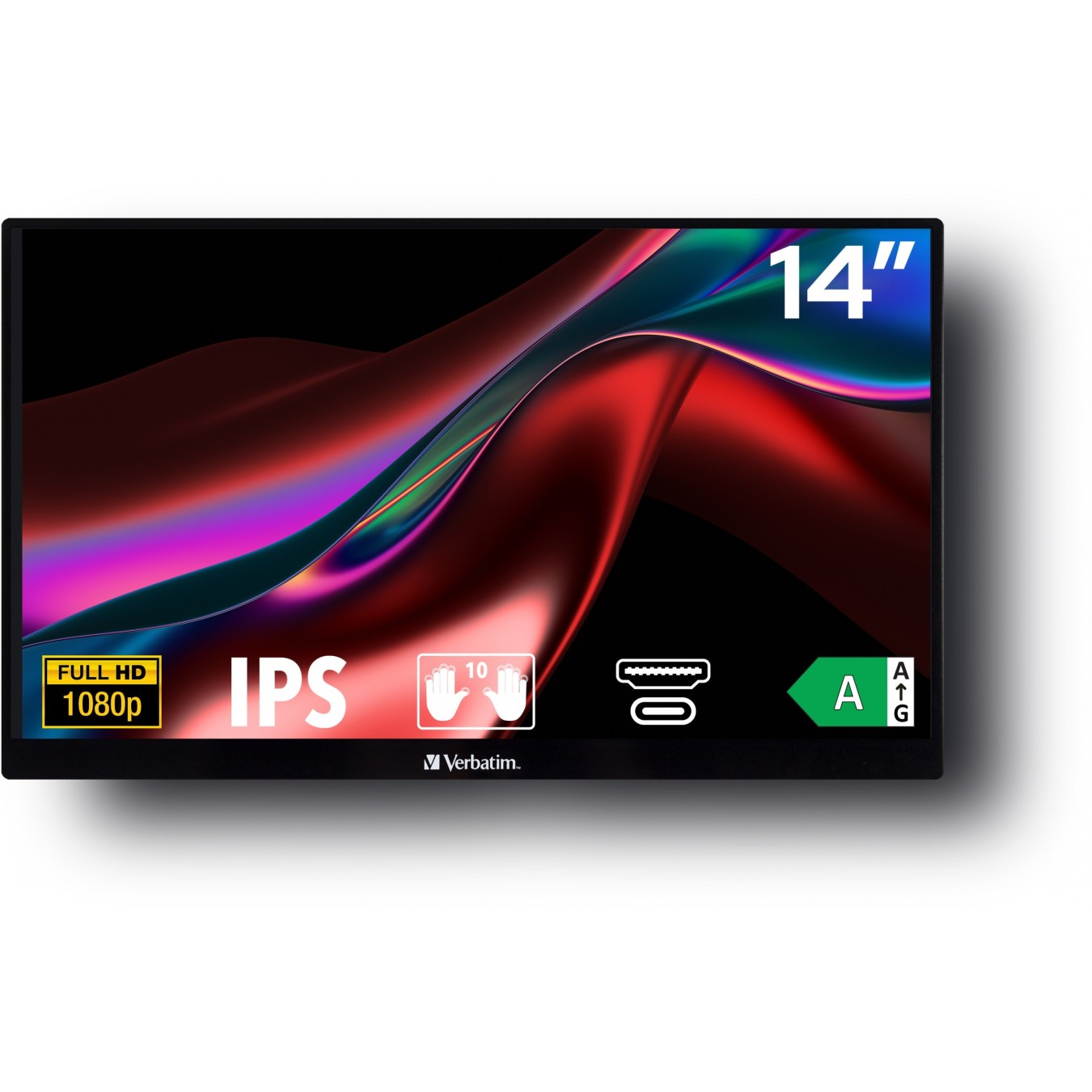 Verbatim PMT-14 Portable Touchscreen Monitor - PMT-14 - 14-inch Full HD Touchscreen — Buy in Cyprus with Fast Delivery