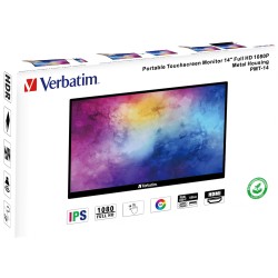 Buy Verbatim PMT-14 Portable Touchscreen Monitor - PMT-14 - 14-inch Full HD Touc... in Cyprus, Nicosia, Limassol, Larnaka, Pafos