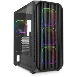 Buy Sharkoon AK5M RGB ATX - AK5M - Black RGB PC Case in Cyprus, Nicosia, Limassol, Larnaka, Pafos
