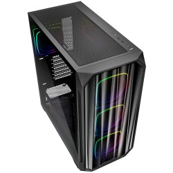 Buy Sharkoon AK5M RGB ATX - AK5M - Black RGB PC Case in Cyprus, Nicosia, Limassol, Larnaka, Pafos