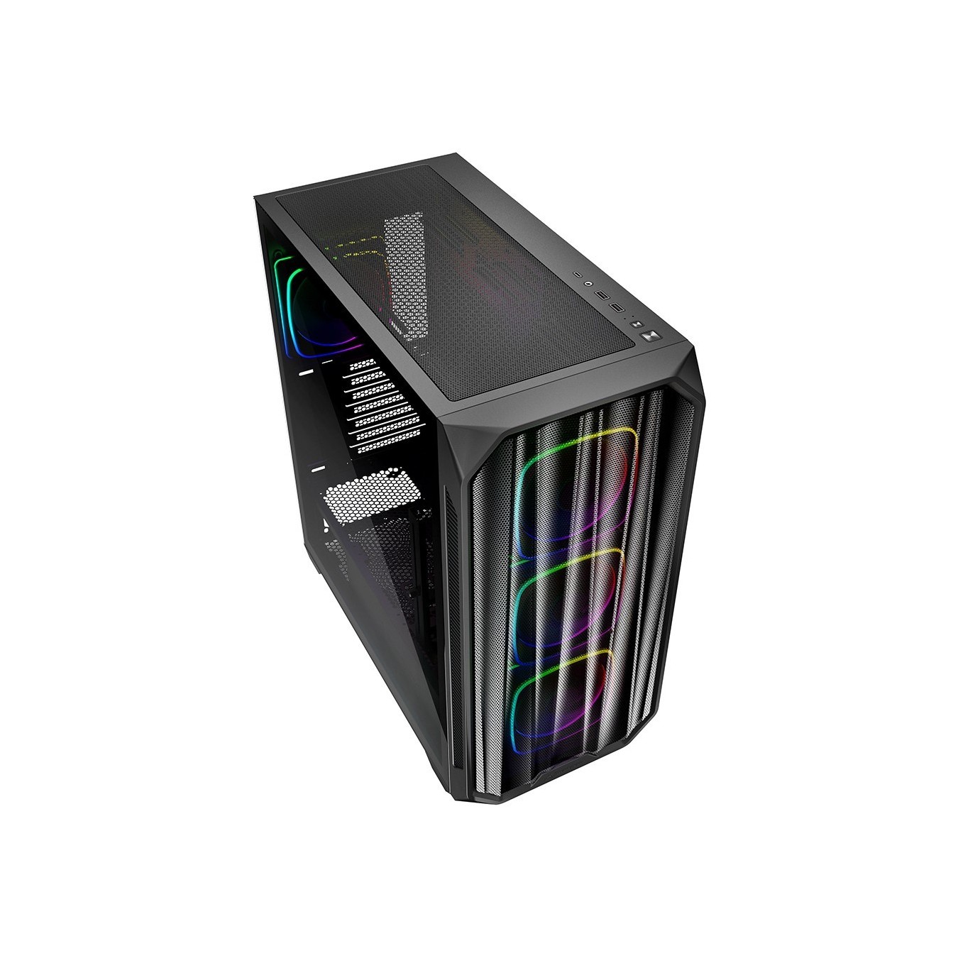 Sharkoon AK5M RGB ATX - AK5M - Black RGB PC Case — Buy in Cyprus with Fast Delivery
