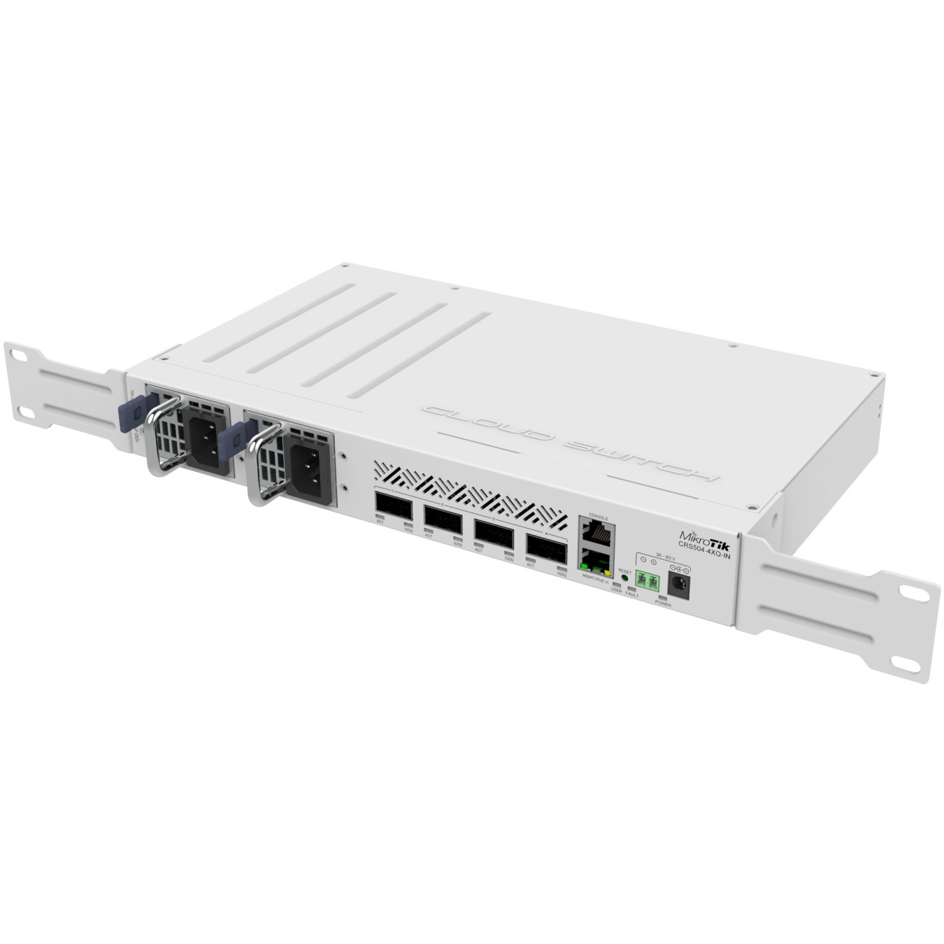 MikroTik Router Switch - CRS504-4XQ-IN - 16P+4, QSFP28, Rackmount — Buy in Cyprus with Fast Delivery
