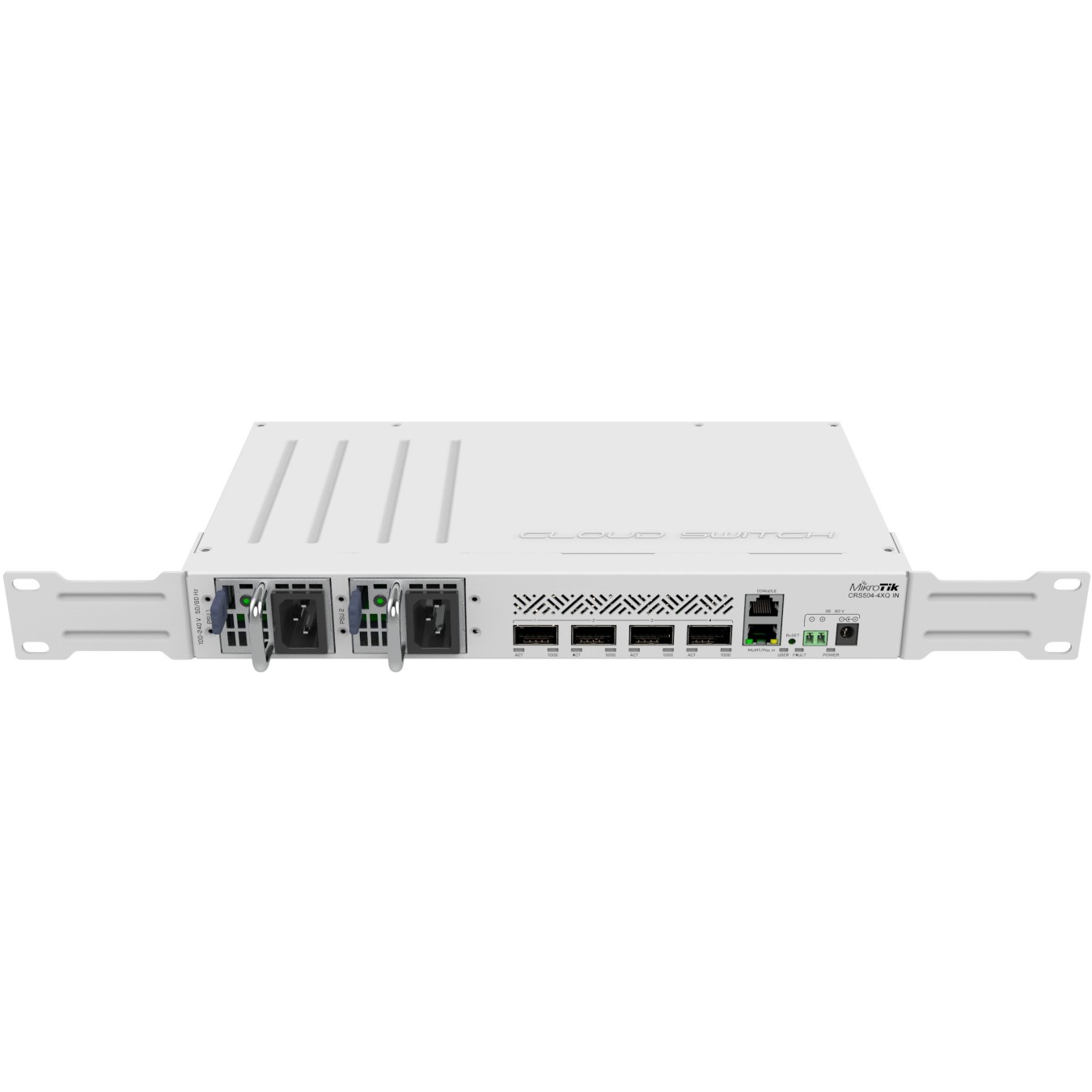 MikroTik Router Switch - CRS504-4XQ-IN - 16P+4, QSFP28, Rackmount — Buy in Cyprus with Fast Delivery