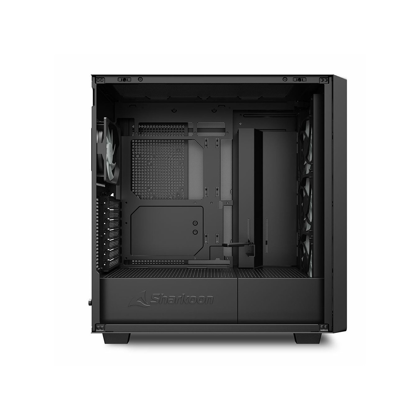 Midi Sharkoon Rebel - C70G - RGB Black — Buy in Cyprus with Fast Delivery