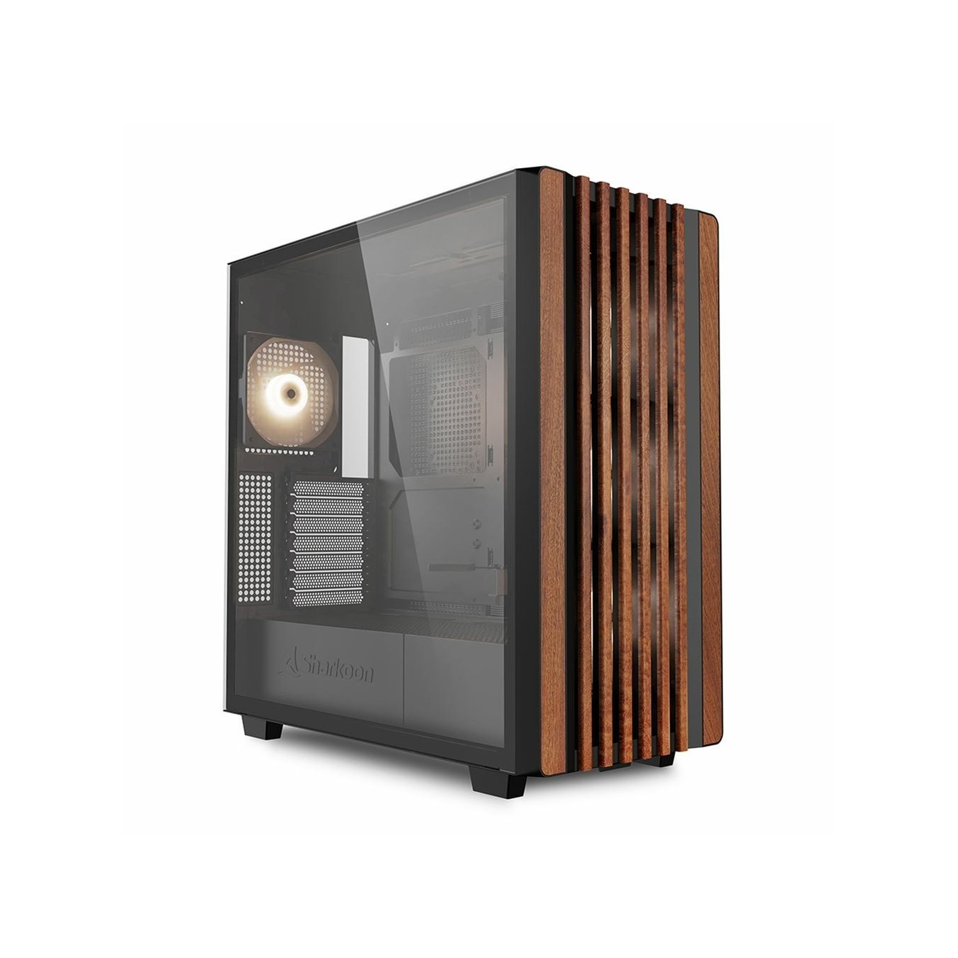 Midi Sharkoon Rebel - C70G - RGB Black — Buy in Cyprus with Fast Delivery