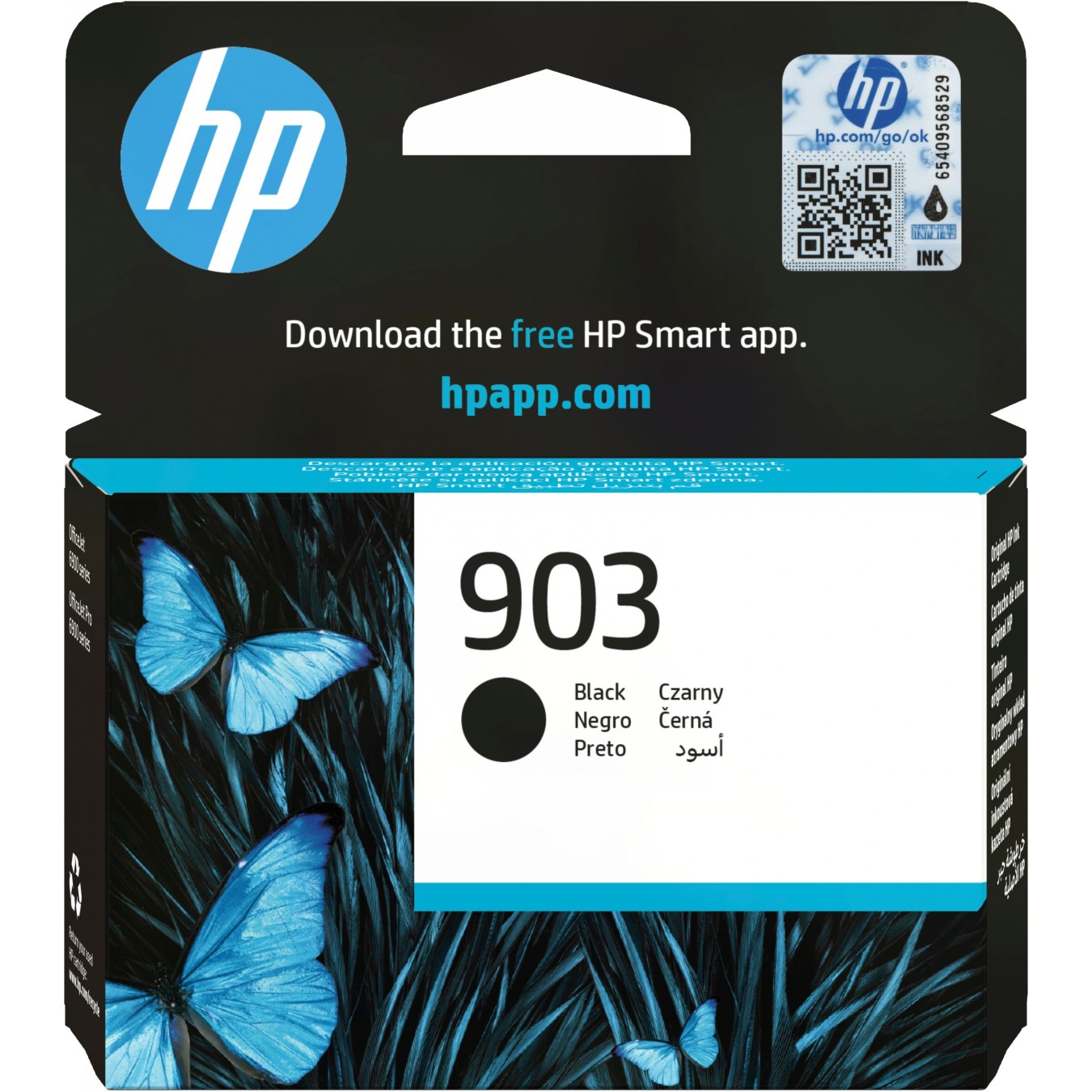 HP 903 Original Ink Cartridge - T6L99AE - Black, 300-page yield — Buy in Cyprus with Fast Delivery