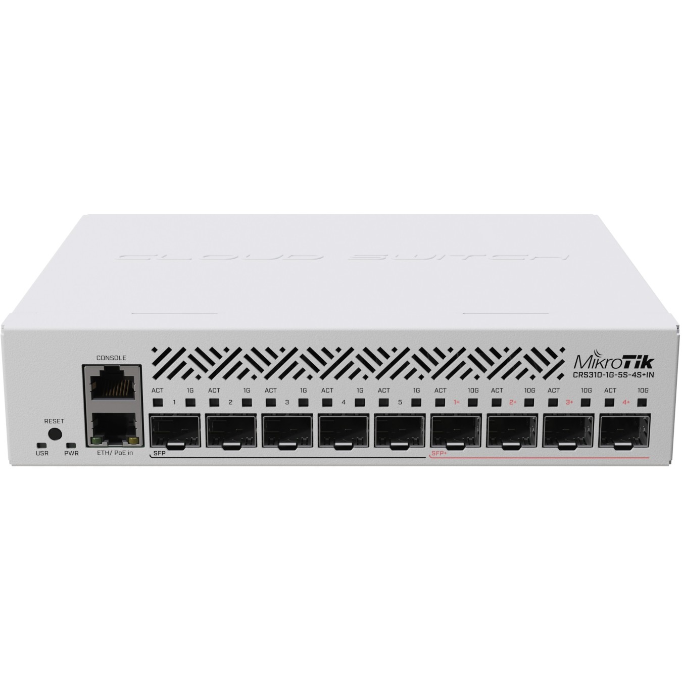 10P MikroTik CRS310-1G-5S-4S+IN - 1G RJ45 + 5x SFP + 4x SFP+, Rackmount, Web-managed — Buy in Cyprus with Fast Delivery