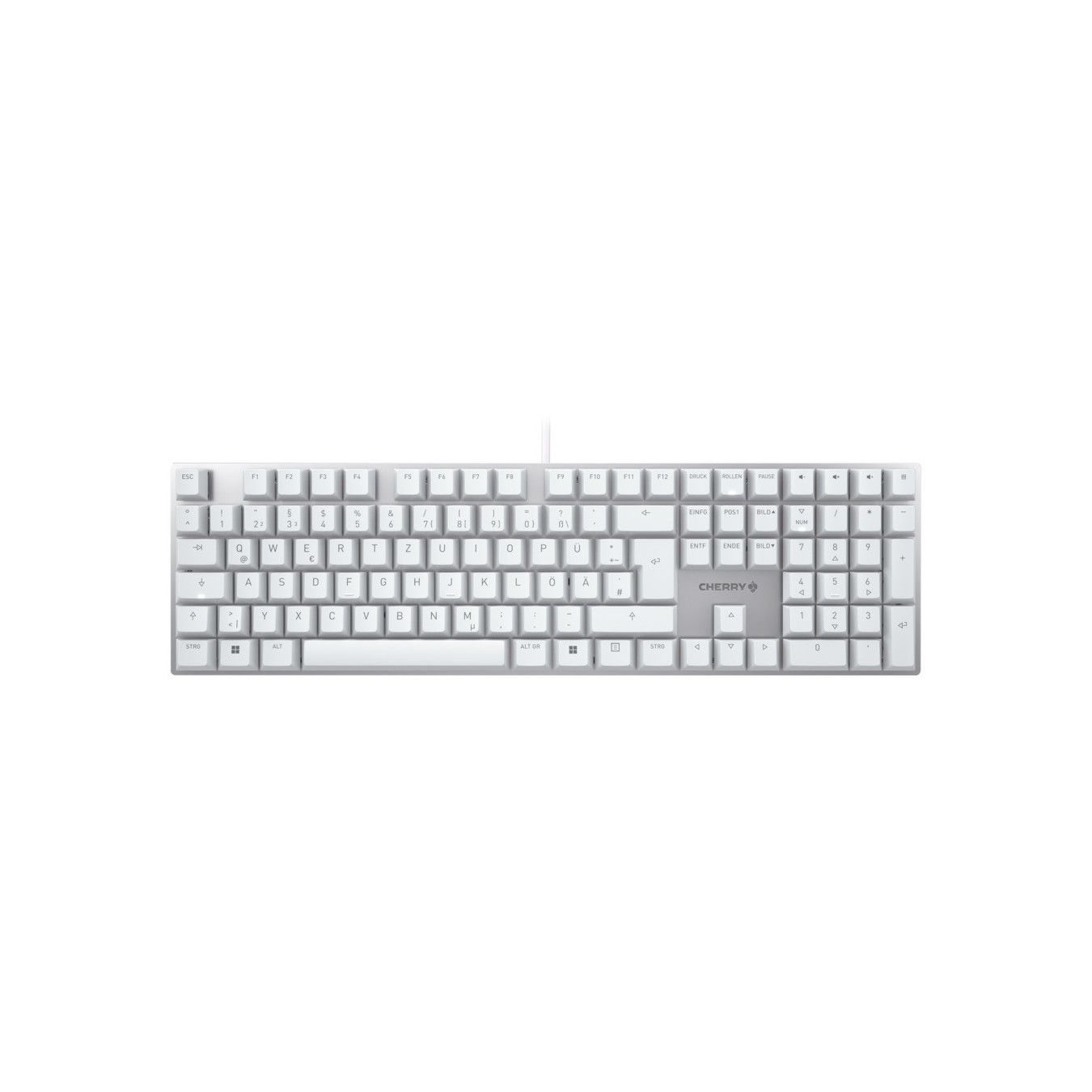 Cherry Keyboard KC 200 MX MX2A - MX2A - White & Silver, Brown Switch — Buy in Cyprus with Fast Delivery
