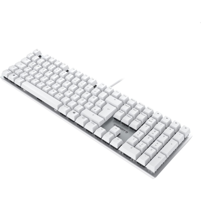 Buy Cherry Keyboard KC 200 MX MX2A - MX2A - White & Silver, Brown Switch in Cyprus, Nicosia, Limassol, Larnaka, Pafos