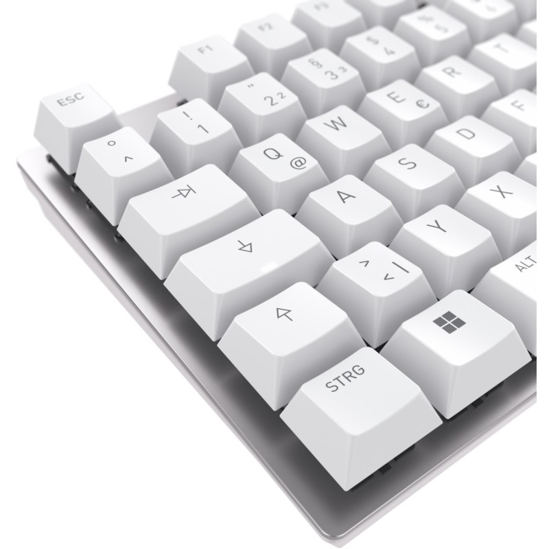 Buy Cherry Keyboard KC 200 MX MX2A - MX2A - White & Silver, Brown Switch in Cyprus, Nicosia, Limassol, Larnaka, Pafos