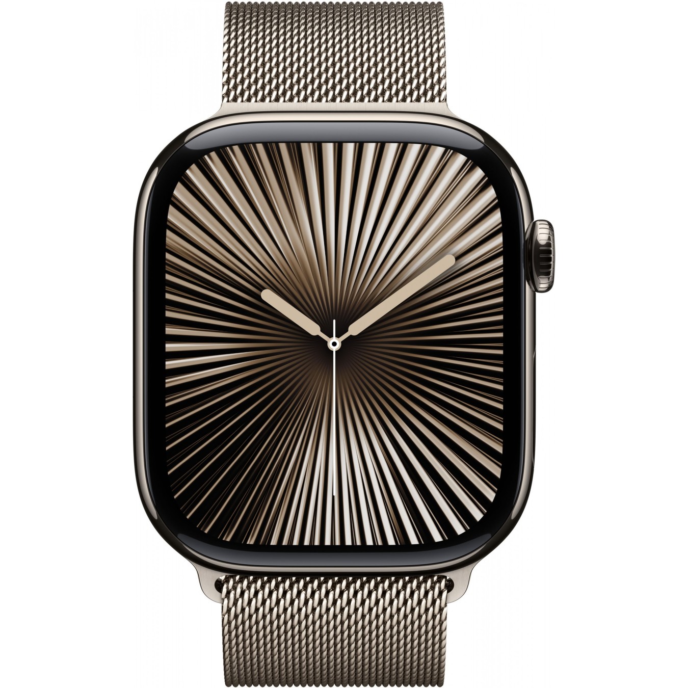 APPLE Watch Series 10 GPS + Cellular 46mm Natural Titanium Case with Natural Milanese Loop - M L