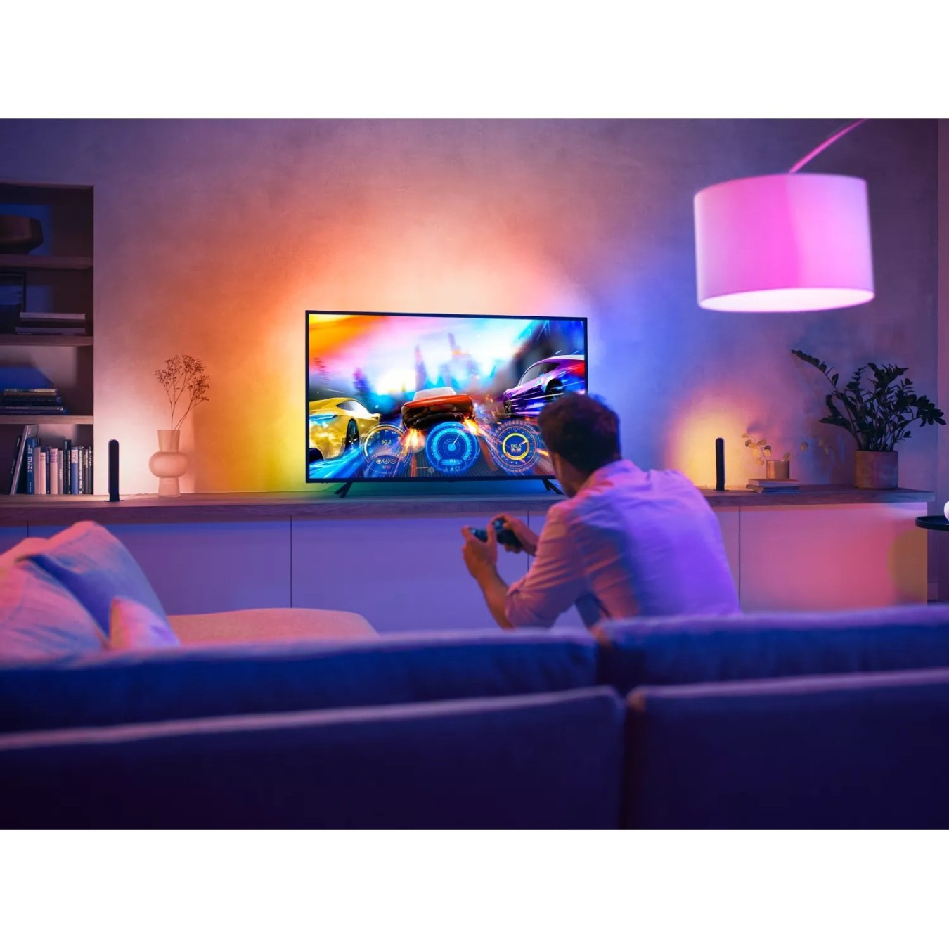Philips Hue Play Gradient Lightstrip for TV - 2m 55-inch Gradient RGB ambient lighting — Buy in Cyprus with Fast Delivery