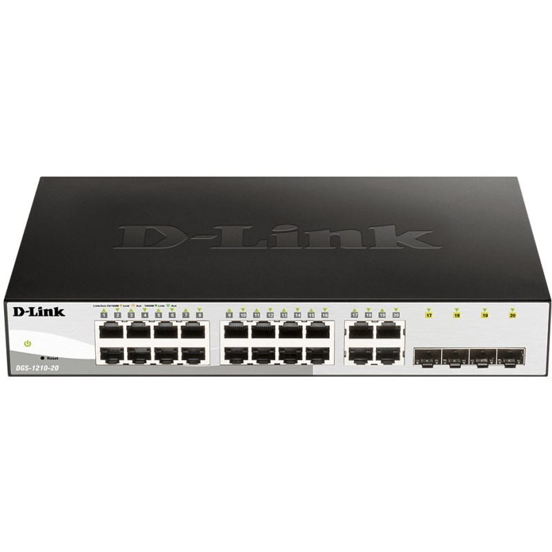 Buy D-Link DGS-1210-20 - DGS-1210-20 - 20-Port Gigabit Smart Web-managed Rackmou... in Cyprus, Nicosia, Limassol, Larnaka, Pafos