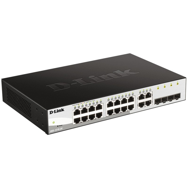Buy D-Link DGS-1210-20 - DGS-1210-20 - 20-Port Gigabit Smart Web-managed Rackmou... in Cyprus, Nicosia, Limassol, Larnaka, Pafos