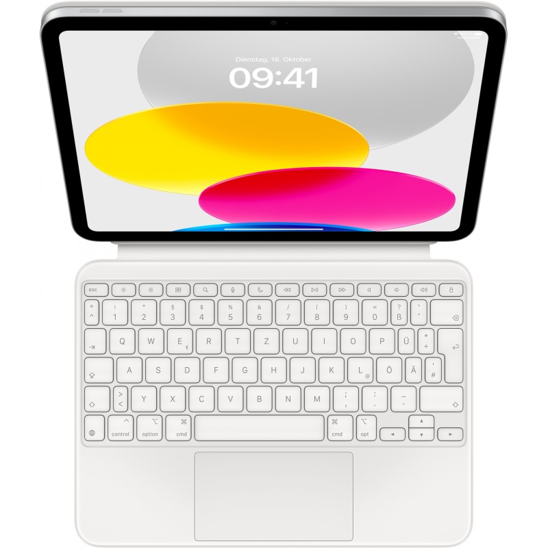 Buy Apple Magic Keyboard Folio for iPad 10th generation - White, German layout in Cyprus, Nicosia, Limassol, Larnaka, Pafos