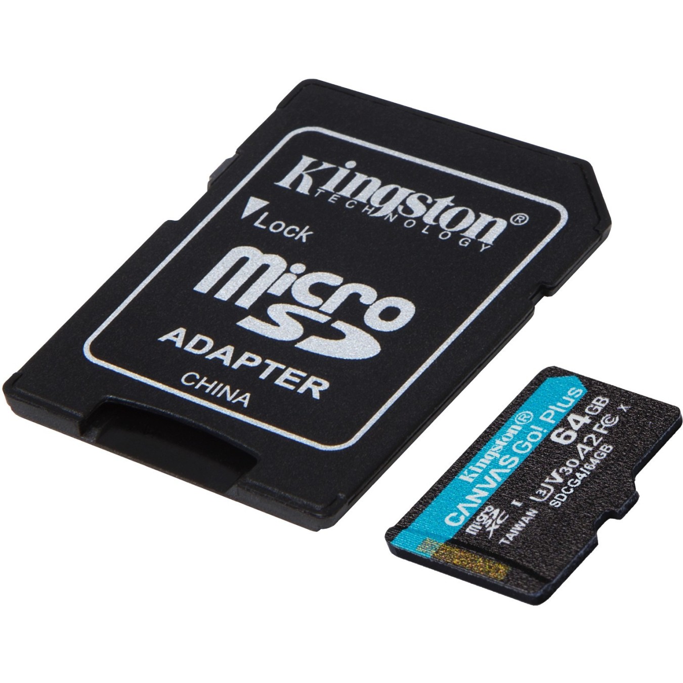 Kingston Canvas Go Plus Gen4 64GB microSDXC - U3 V30 with Adapter — Buy in Cyprus with Fast Delivery