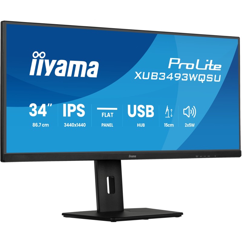 IIYAMA ProLite XUB3493WQSU-B6 34" Ultrawide IPS 3440x1440 120Hz (Boxed) — Buy in Cyprus with Fast Delivery
