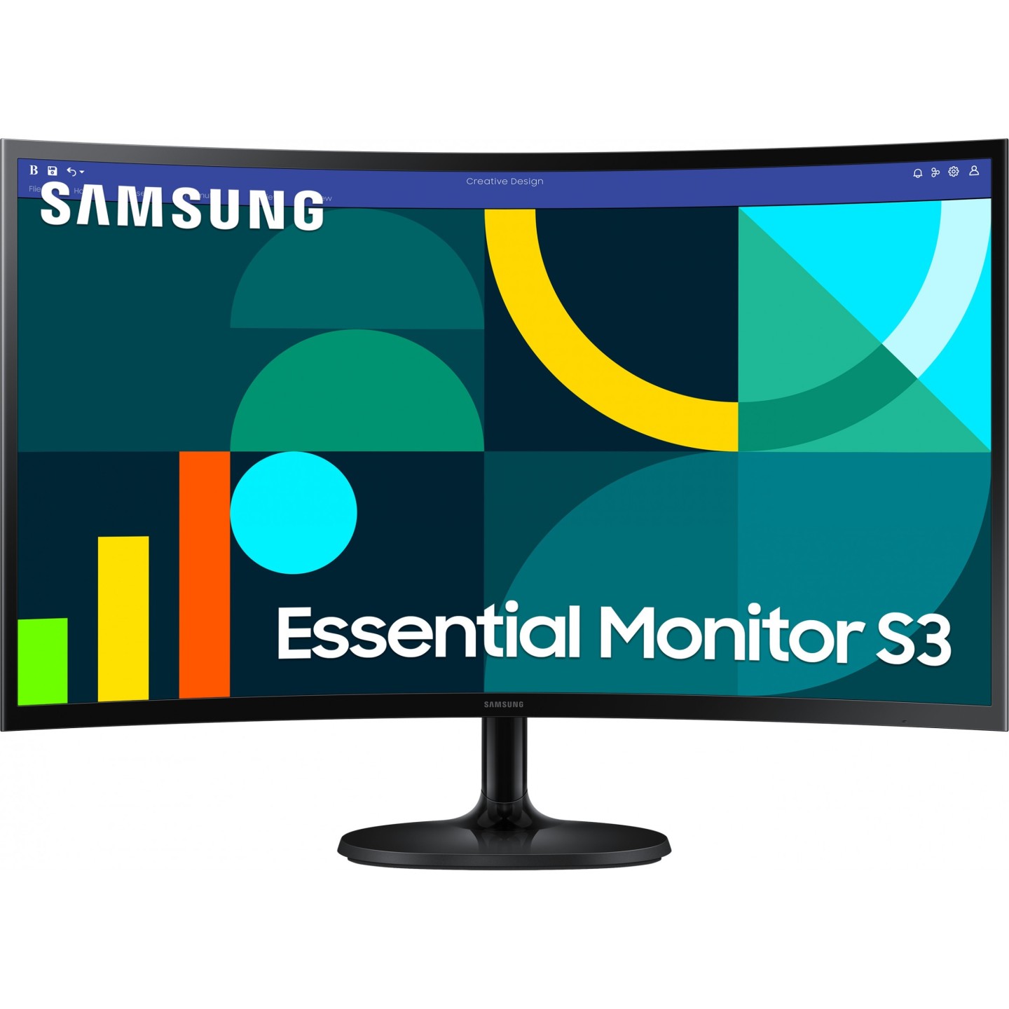 Samsung LS27D364GAU 27-inch FHD Curved VA 100Hz 4ms Monitor - Black (Boxed) — Buy in Cyprus with Fast Delivery