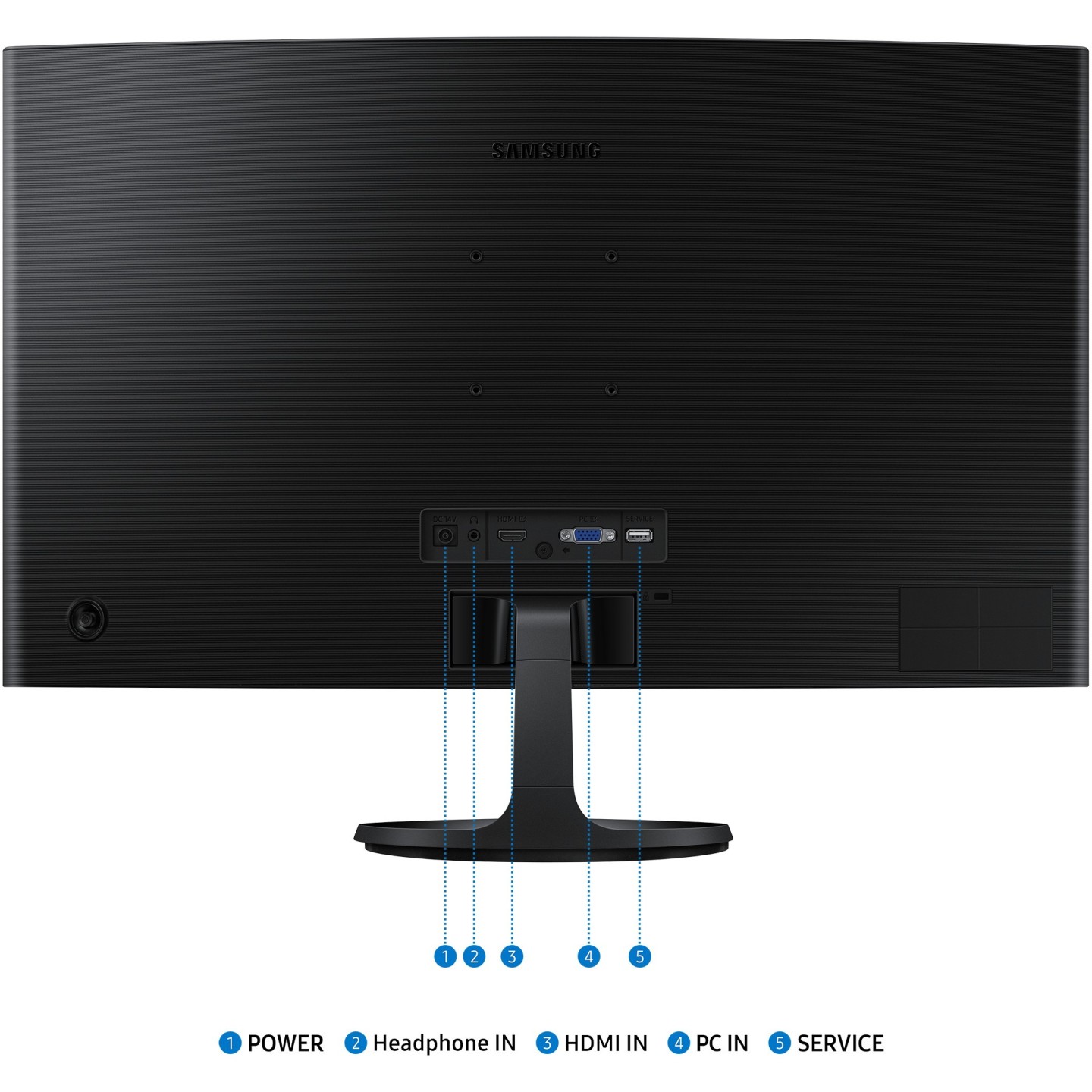 Samsung LS27D364GAU 27-inch FHD Curved VA 100Hz 4ms Monitor - Black (Boxed) — Buy in Cyprus with Fast Delivery