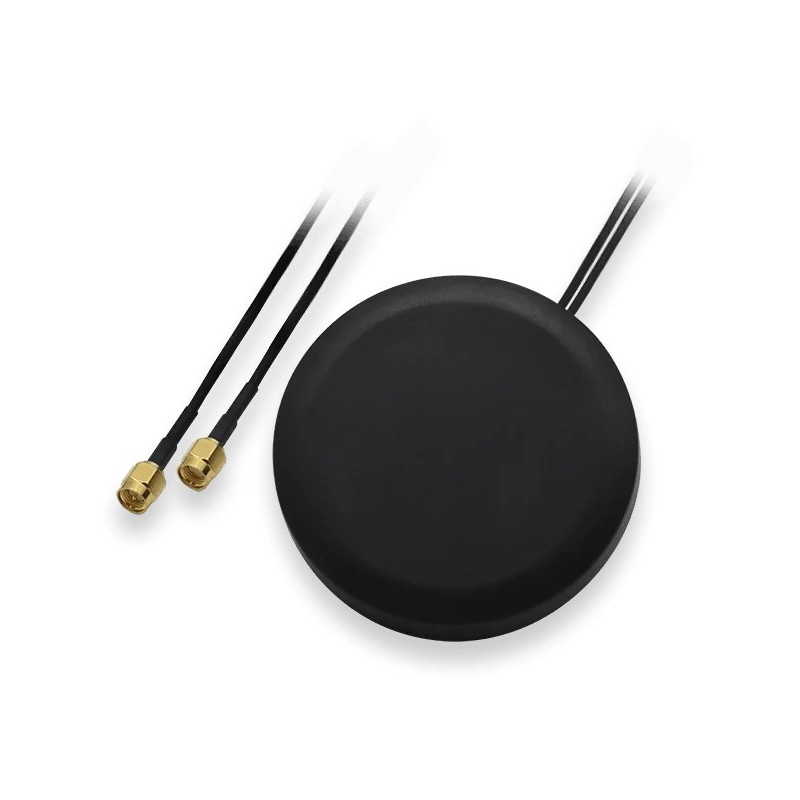 Buy Teltonika PR1KCL25 Combo MIMO Mobile Roof SMA Antenna - PR1KCL25 - Aluminium... in Cyprus, Nicosia, Limassol, Larnaka, Pafos