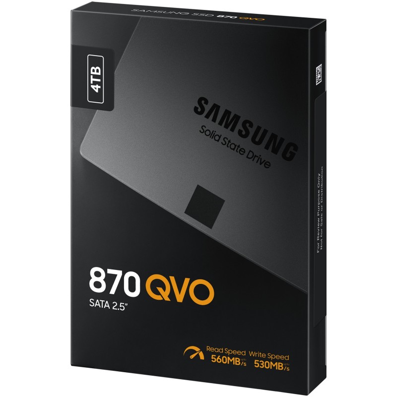 Buy Samsung 870 QVO 4TB 2.5" SATA SSD - Retail in Cyprus, Nicosia, Limassol, Larnaka, Pafos