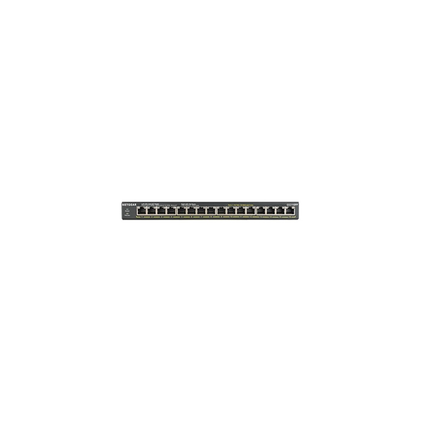 Netgear GS316PP RM PoE+ - GS316PP - 16-Port Gigabit PoE+ Rack-mount — Buy in Cyprus with Fast Delivery