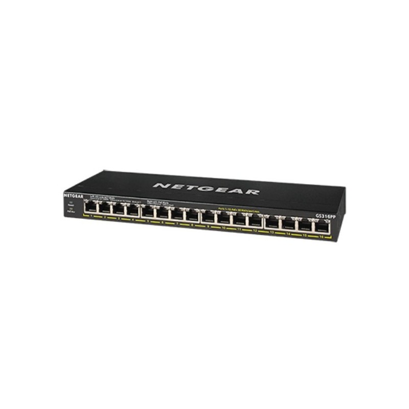 Buy Netgear GS316PP RM PoE+ - GS316PP - 16-Port Gigabit PoE+ Rack-mount in Cyprus, Nicosia, Limassol, Larnaka, Pafos