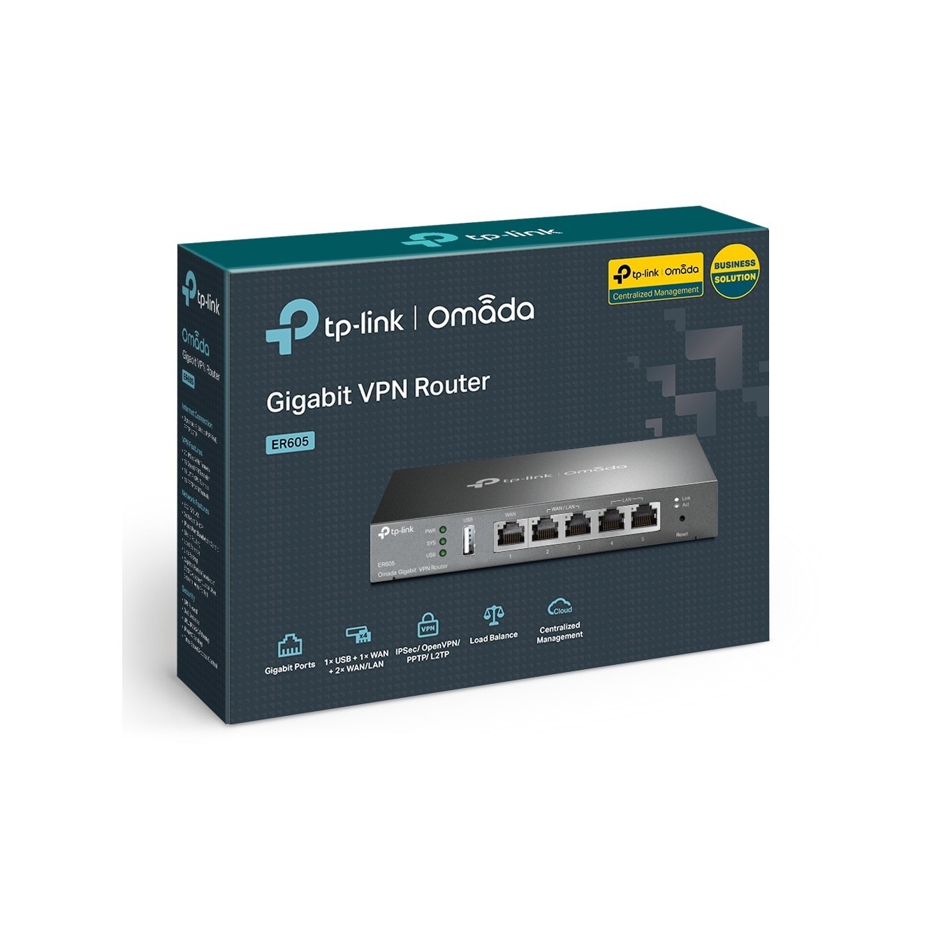 Router TP-LINK TL-R605 - TL-R605 - Ethernet-WAN, Omada Compatible — Buy in Cyprus with Fast Delivery