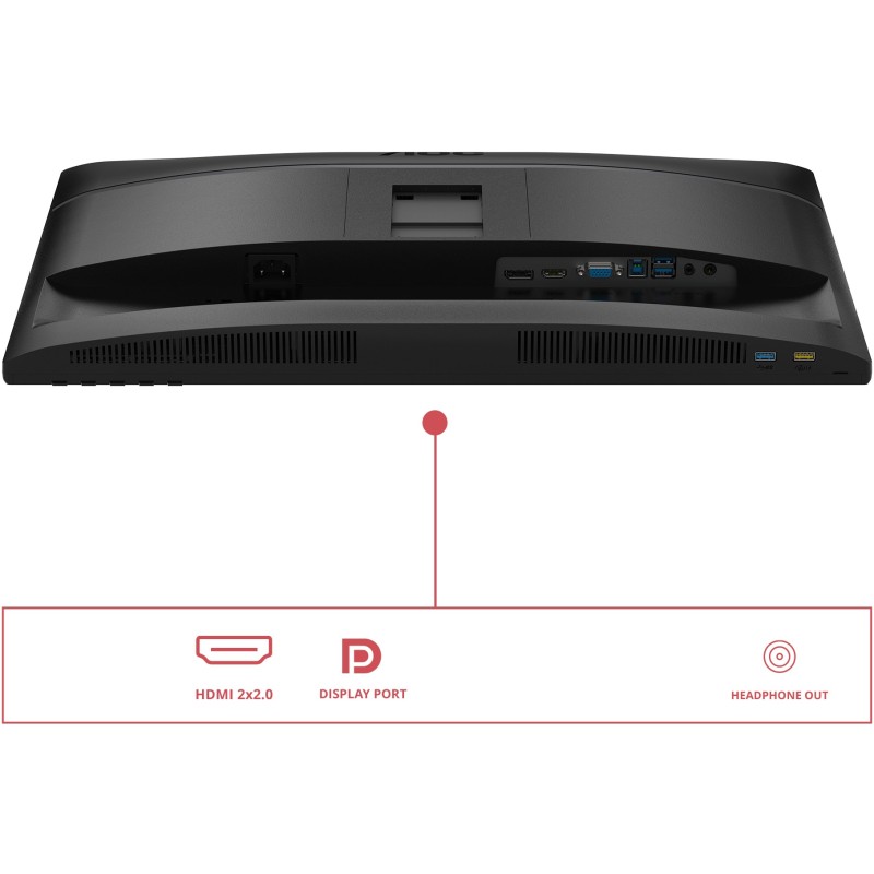 Buy 34-inch Ultrawide Monitor - U34E2M - 3440x1440, 100Hz, DP, 2xHDMI, 4ms, Black in Cyprus, Nicosia, Limassol, Larnaka, Pafos