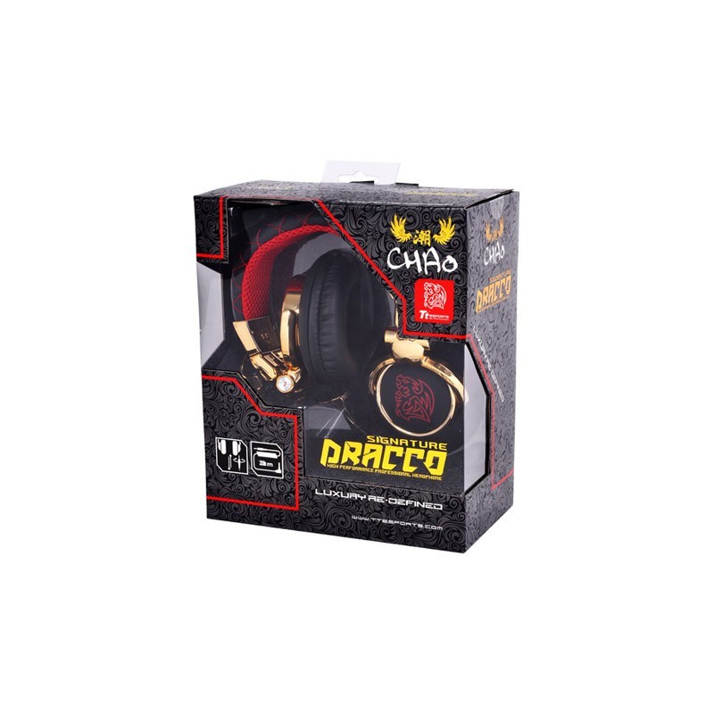 Buy Thermaltake TteSPORTS Headset DRACCO Signature Red - 3.5mm Analog in Cyprus, Nicosia, Limassol, Larnaka, Pafos