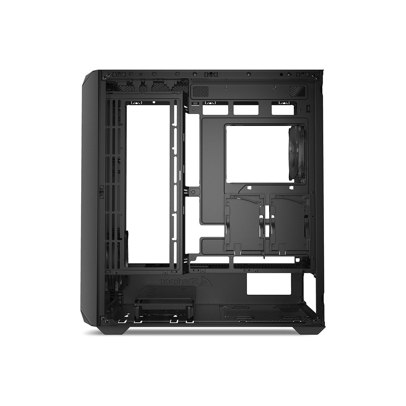 Sharkoon AK2 ATX Black - AK2 - ATX PC Case — Buy in Cyprus with Fast Delivery