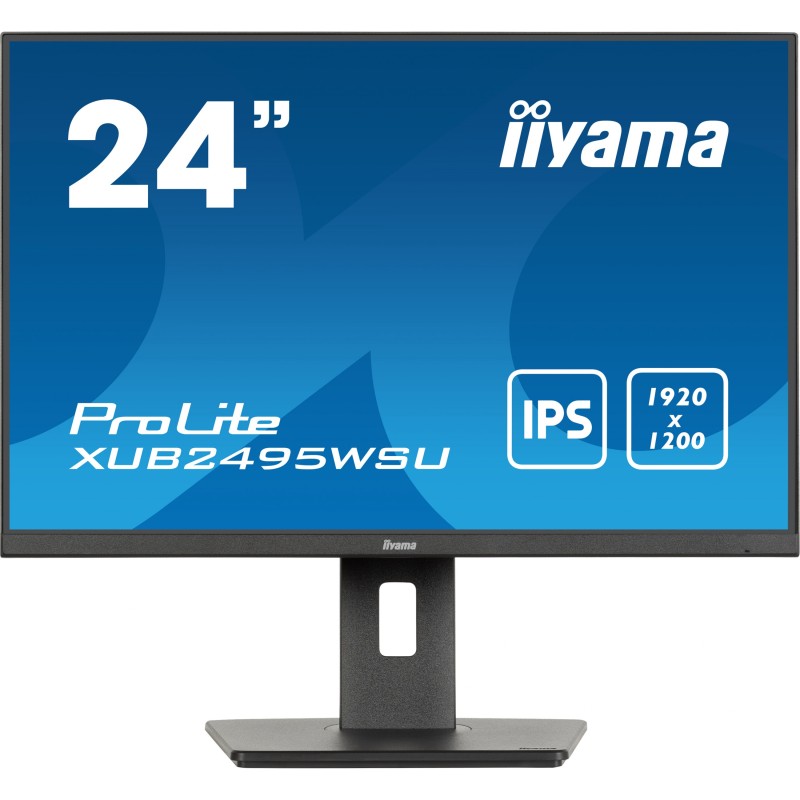 Buy Iiyama ProLite XUB2495WSU-B7 - 24 inch 1920x1200 IPS Pivot Black in Cyprus, Nicosia, Limassol, Larnaka, Pafos