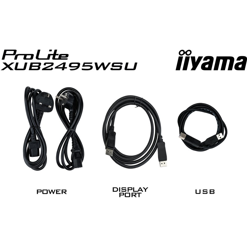 Buy Iiyama ProLite XUB2495WSU-B7 - 24 inch 1920x1200 IPS Pivot Black in Cyprus, Nicosia, Limassol, Larnaka, Pafos