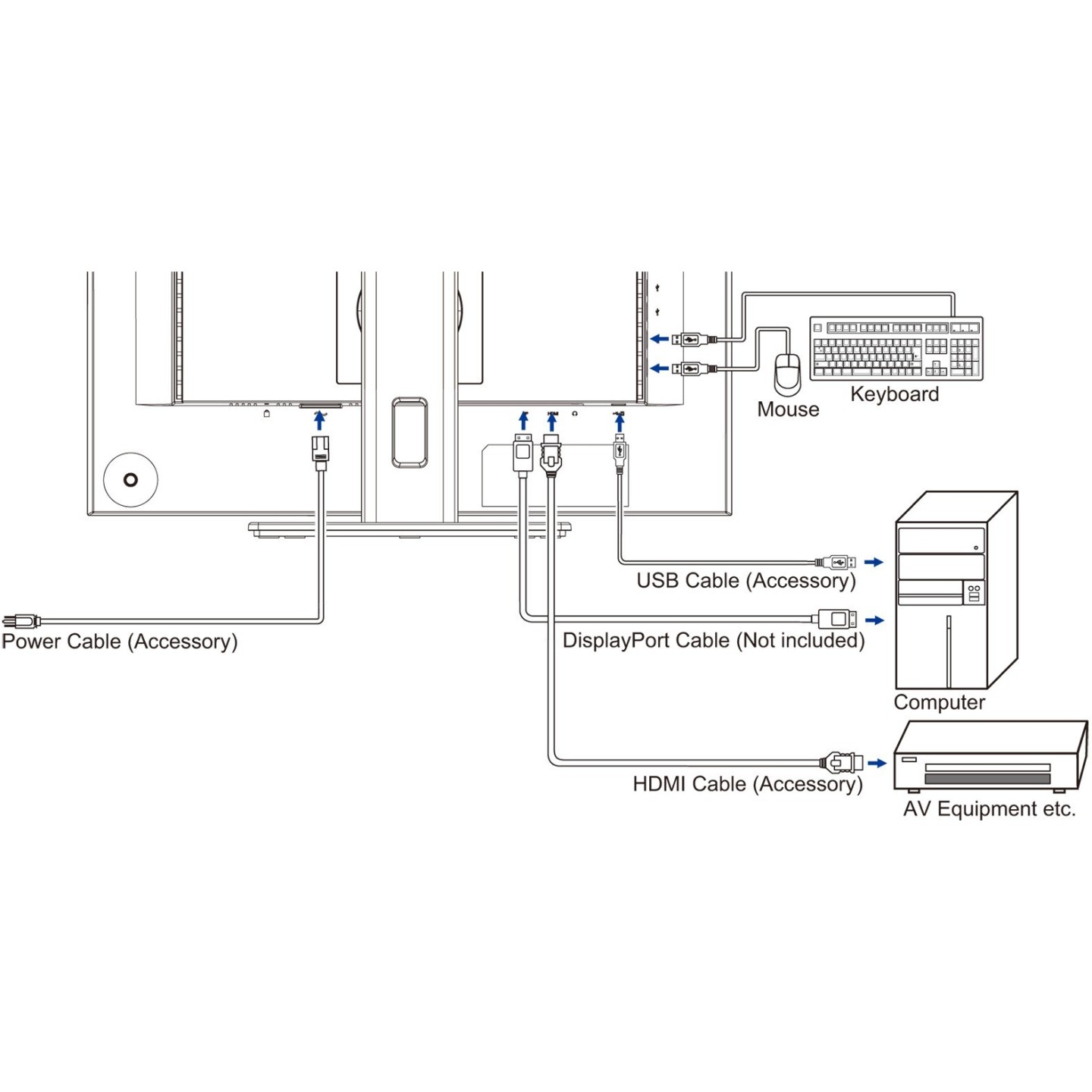 iiyama ProLite XUB2495WSU-B7 24" 1920x1200 IPS Pivot Monitor (Boxed) — Buy in Cyprus with Fast Delivery