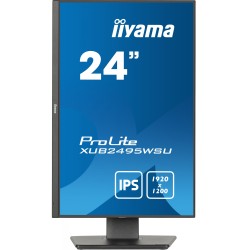 iiyama ProLite XUB2495WSU-B7 24" 1920x1200 IPS Pivot Monitor (Boxed) — Buy in Cyprus with Fast Delivery