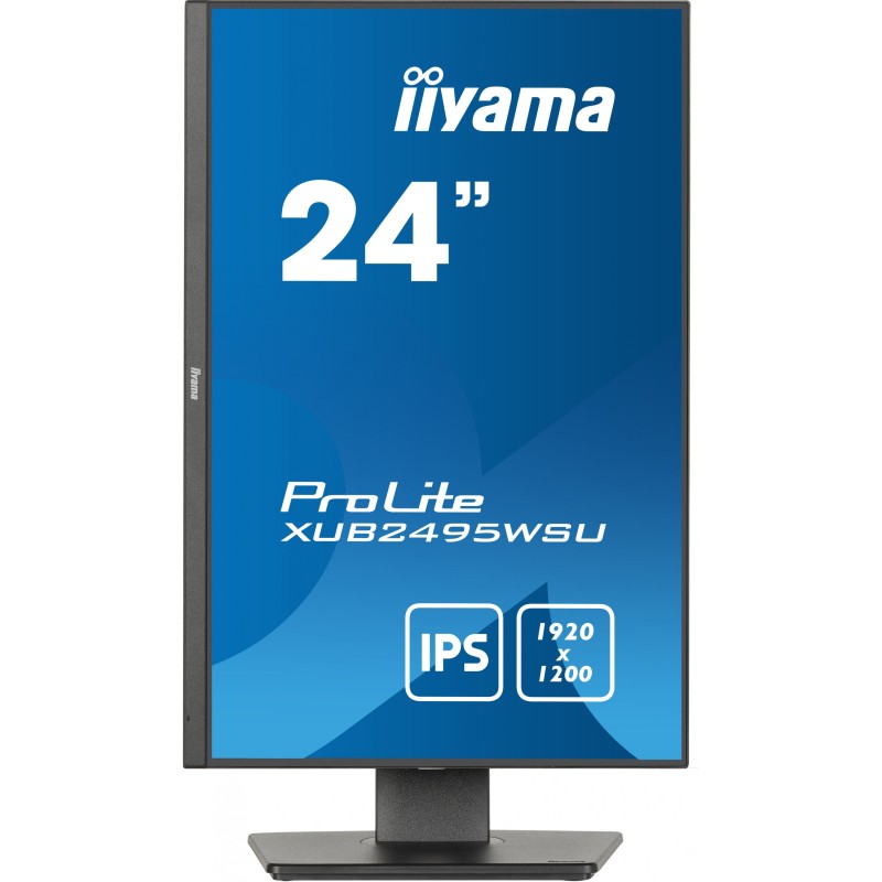 Buy Iiyama ProLite XUB2495WSU-B7 - 24 inch 1920x1200 IPS Pivot Black in Cyprus, Nicosia, Limassol, Larnaka, Pafos