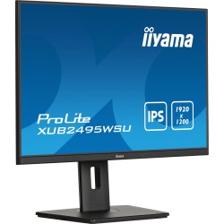 iiyama ProLite XUB2495WSU-B7 24" 1920x1200 IPS Pivot Monitor (Boxed) — Buy in Cyprus with Fast Delivery